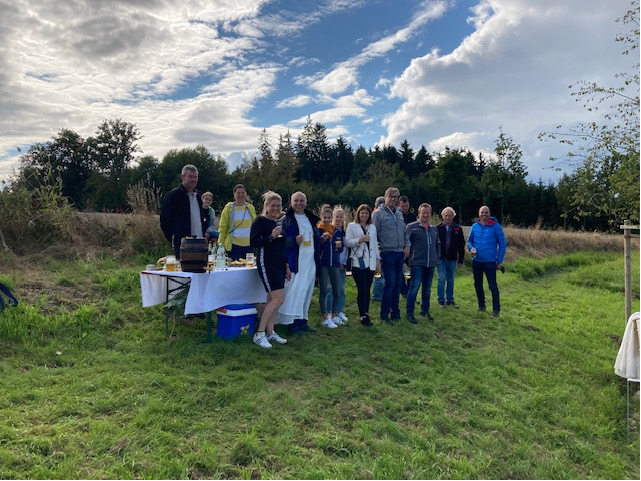 Gemütliche und gelungen Zusammenkunft bei der Quelle